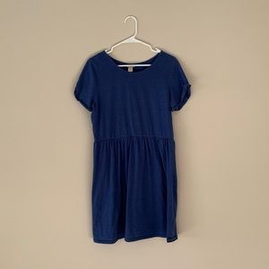 Blue Rainbow Speckles Skater Dress